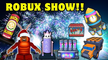 MASSIVE ROBUX FIREWORK SHOW IN ROBLOX!! (Fireworks Playground)