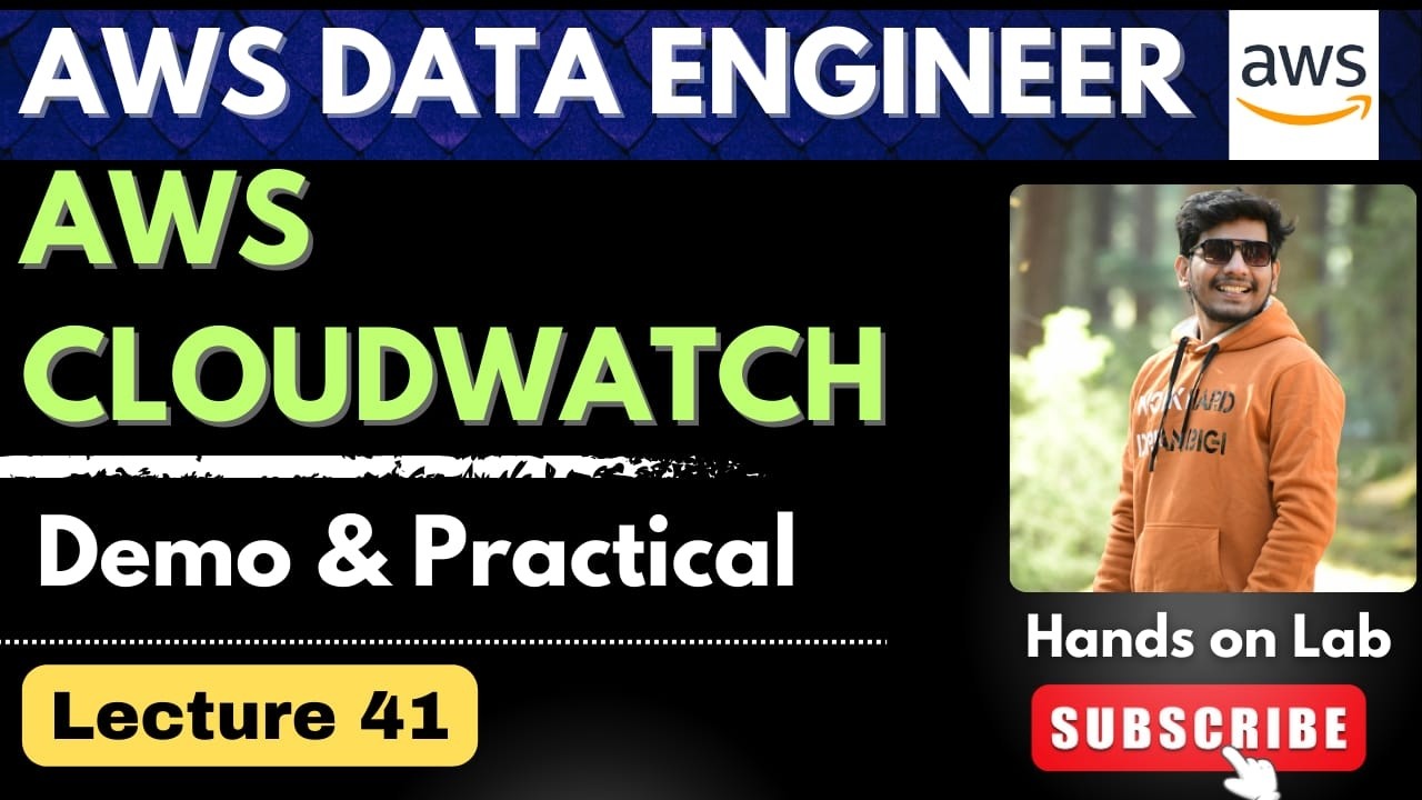 41.AWS CloudWatch Demo | AWS Data Engineer - YouTube
