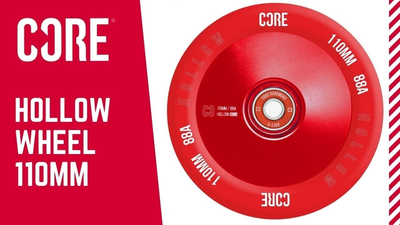 CORE Hollow Stunt Scooter Wheel 110mm   Red Red   CORE Action Sports