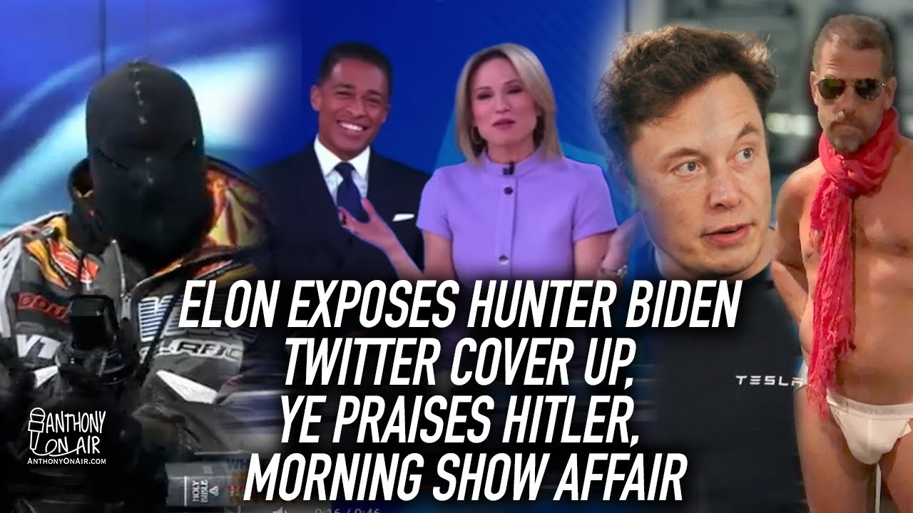 Elon Exposes Hunter Biden Twitter Cover Up, Ye Praises Hitler, Morning Show Affair | AOA Podcast