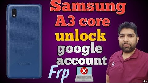 how to remove frp Samsung A3core | New easy method | A3core frp bypass