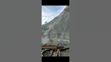 Shooting stones Badly Damaged STEEL TUNNEL at Panthyal,Dig Dole on NH44