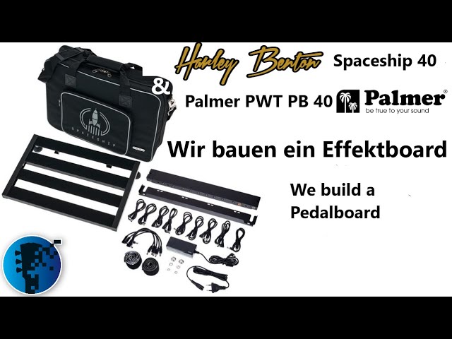 Harley Benton „Spaceship 40“ im Bundle mit  Palmer PWT PB 40 – komm wir bauen ein Pedalboard.