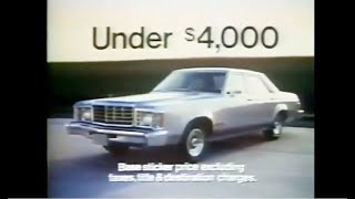 '76 Ford Granada 'Test Track' Commercial (1975)