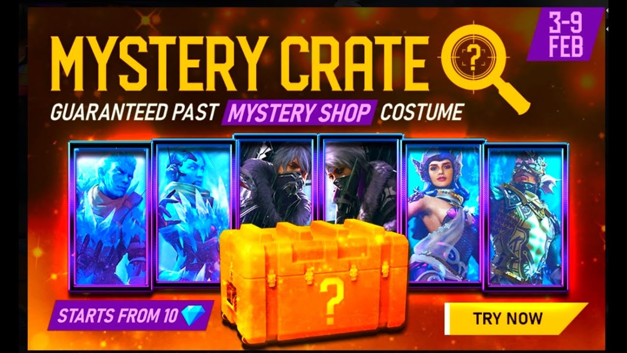 Free fire opening MYSTERY CRATE... NEPALI 🇳🇵🇳🇵🇳🇵 BOY. 