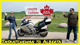 BMW K1600 GTL Motorcycle Adventure Tour | Saskatchewan Crossing Western Canada Rocky Mountain Rides