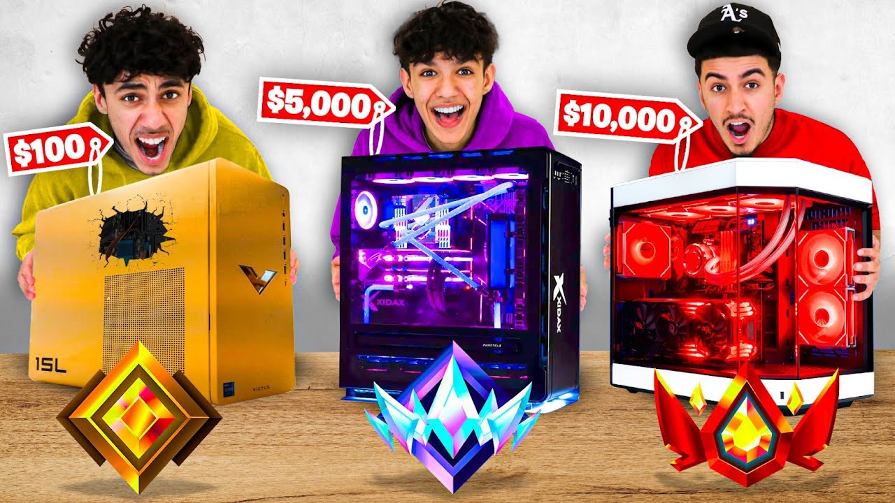We Played RANKED Fortnite With Cheap VS Expensive Gaming PC's! (Geekom A7)