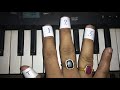 Basic sargam with proper use of fingers on keyboardharmoniumpiano