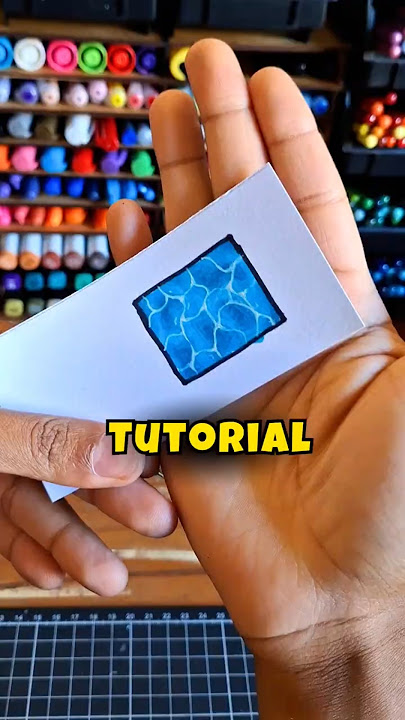 HOW TO MAKE WATER EFFECT IN BOBBIE GOODS? #bobbiegoods #drawing #coloring