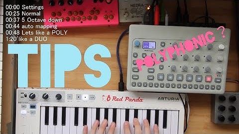 【Back of ads TIPS】Elektron model cycles like a POLYPHONIC plays MIDI keyboard 25/10/2020 PM17:10