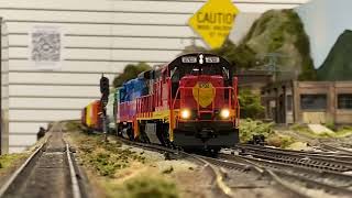 Pre-Christmas Model Train Action Golden East Model Train Club