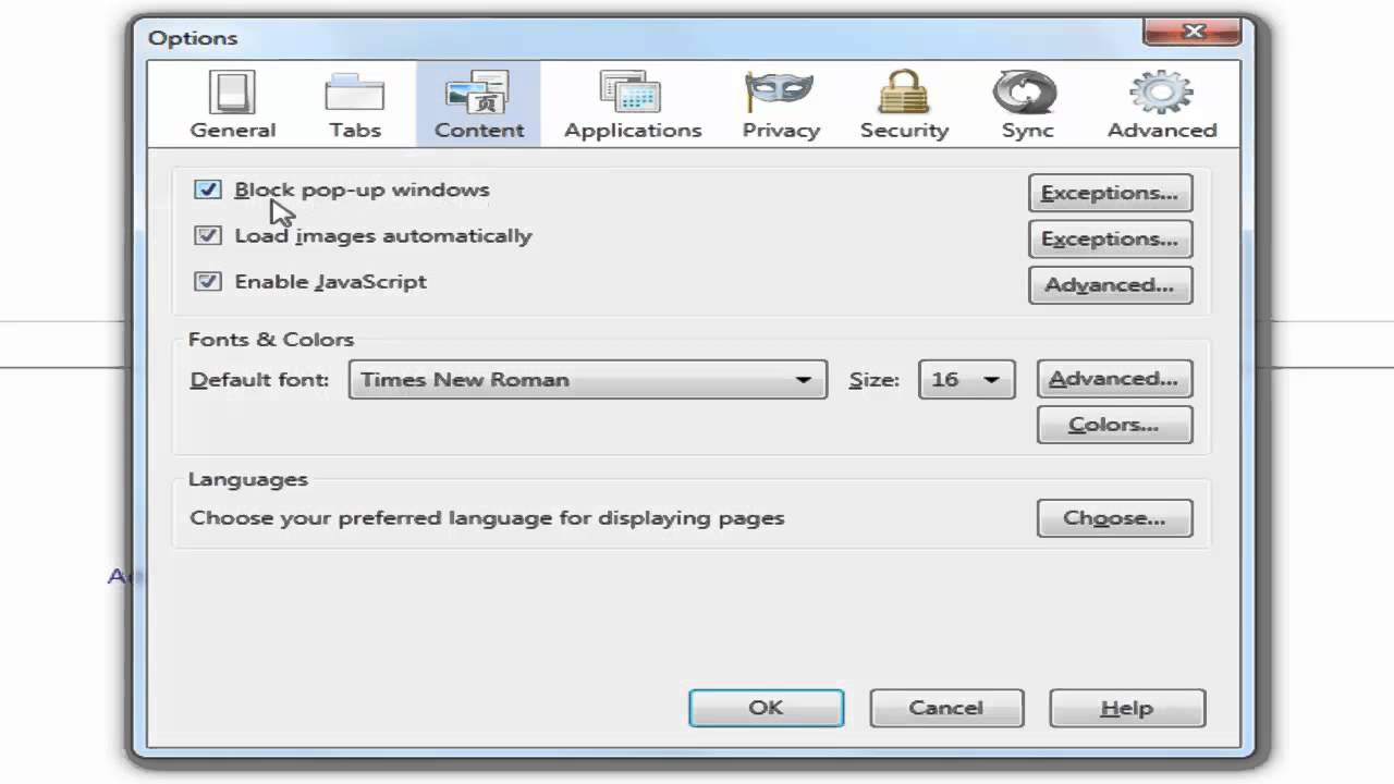 How to Block Pop-up Window on Firefox Browser 