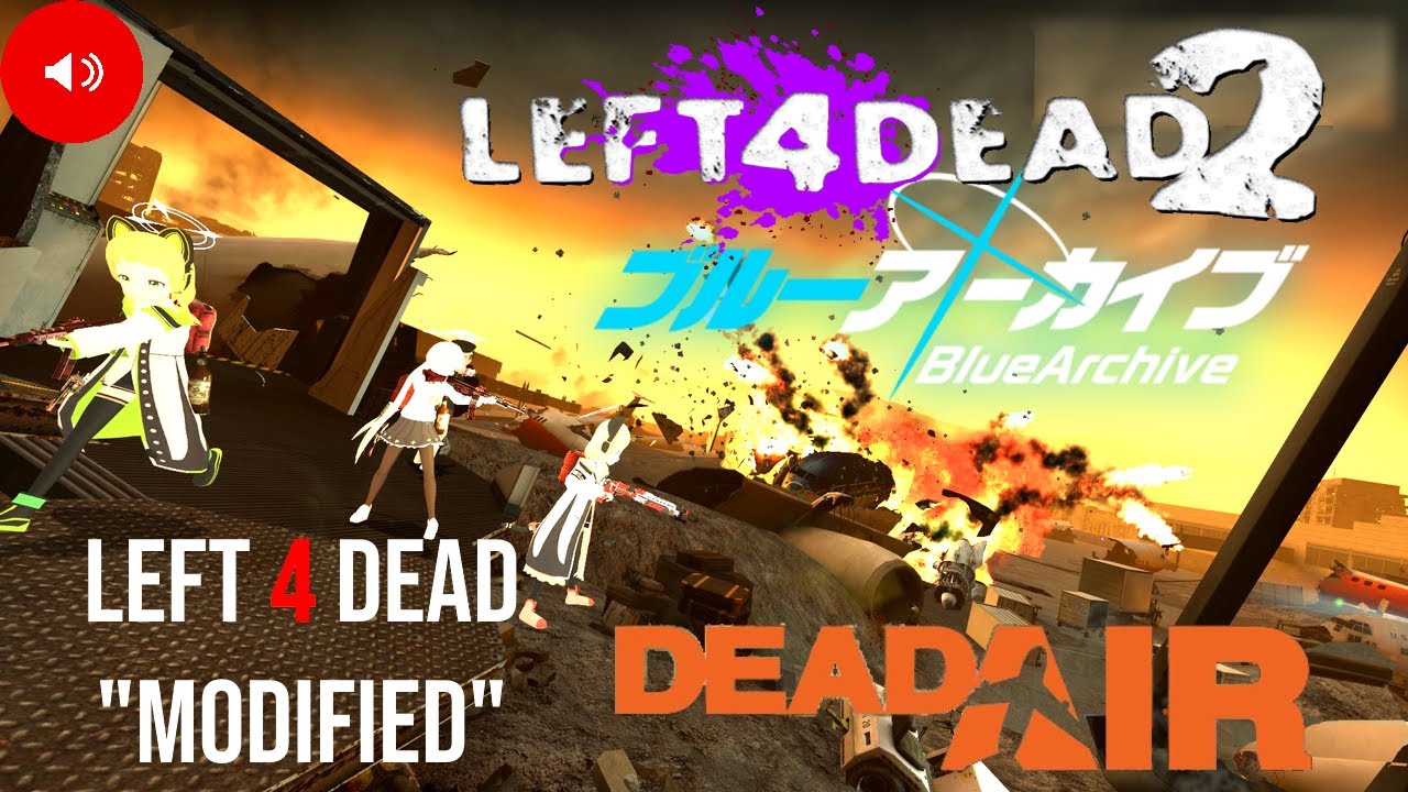 Left 4 Dead 2 - L4DM1: Dead Air / Normal ( Blue Archive ) No commentary
