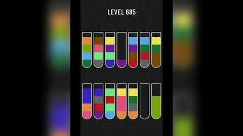 Water sort puzzle level 685