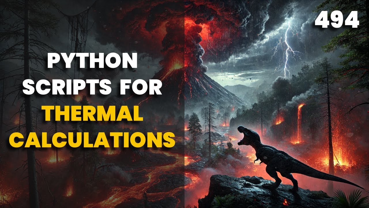 494. Python Scripts for Thermal Calculations | Heat Transfer, Chemical ...