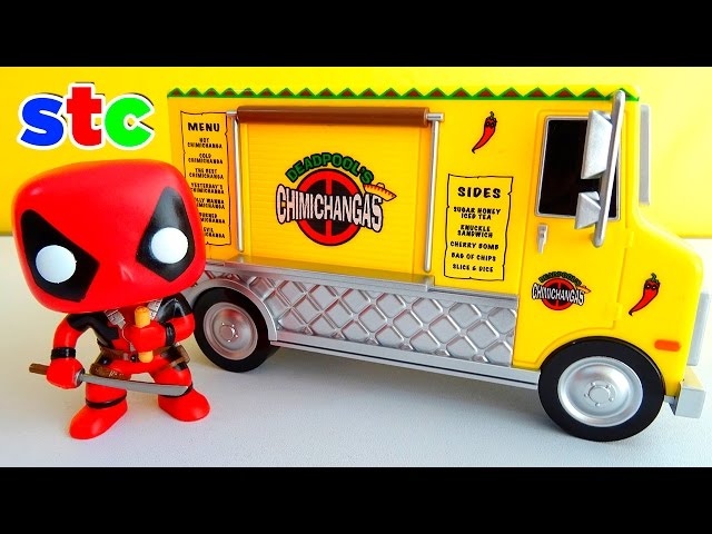  Funko Pop Rides: Deadpool's Chimichanga Truck Action Figure :  Toys & Games