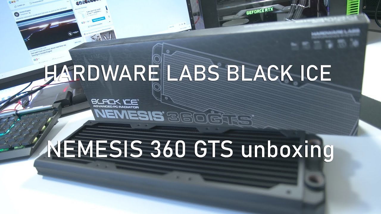 Hardware Labs Black Ice NEMESIS 360 GTS Radiator unboxing