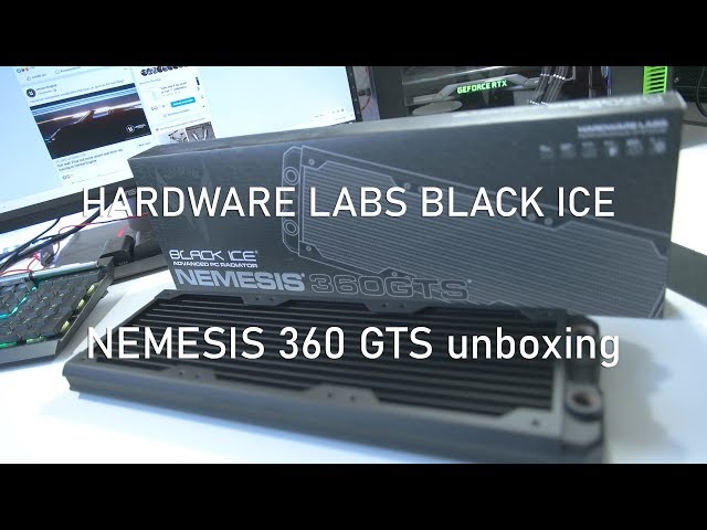 Hardware Labs Black Ice NEMESIS 360 GTS Radiator unboxing - YouTube