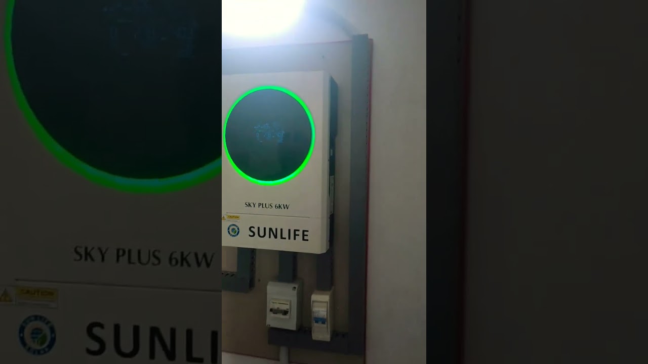 6kw Sunlife inverter with Huawei Lithium Battery