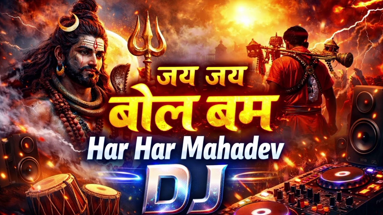 जय जय बोल बम | Har Har Mahadev DJ Remix | Bol Bam Bhakti Song | Sawan Special 2026