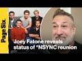 Joey Fatone reveals status of *NSYNC reunion: 'Finally got an answer'