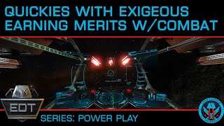 Earning Power Play Merits w/Combat PvE, Bounty Hunting, Nav Beacon, Interdiction in Elite Dangerous