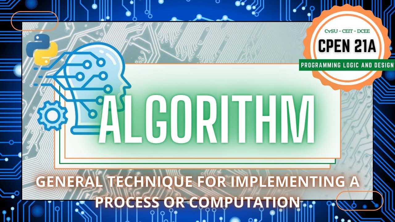Program Algorithm - YouTube