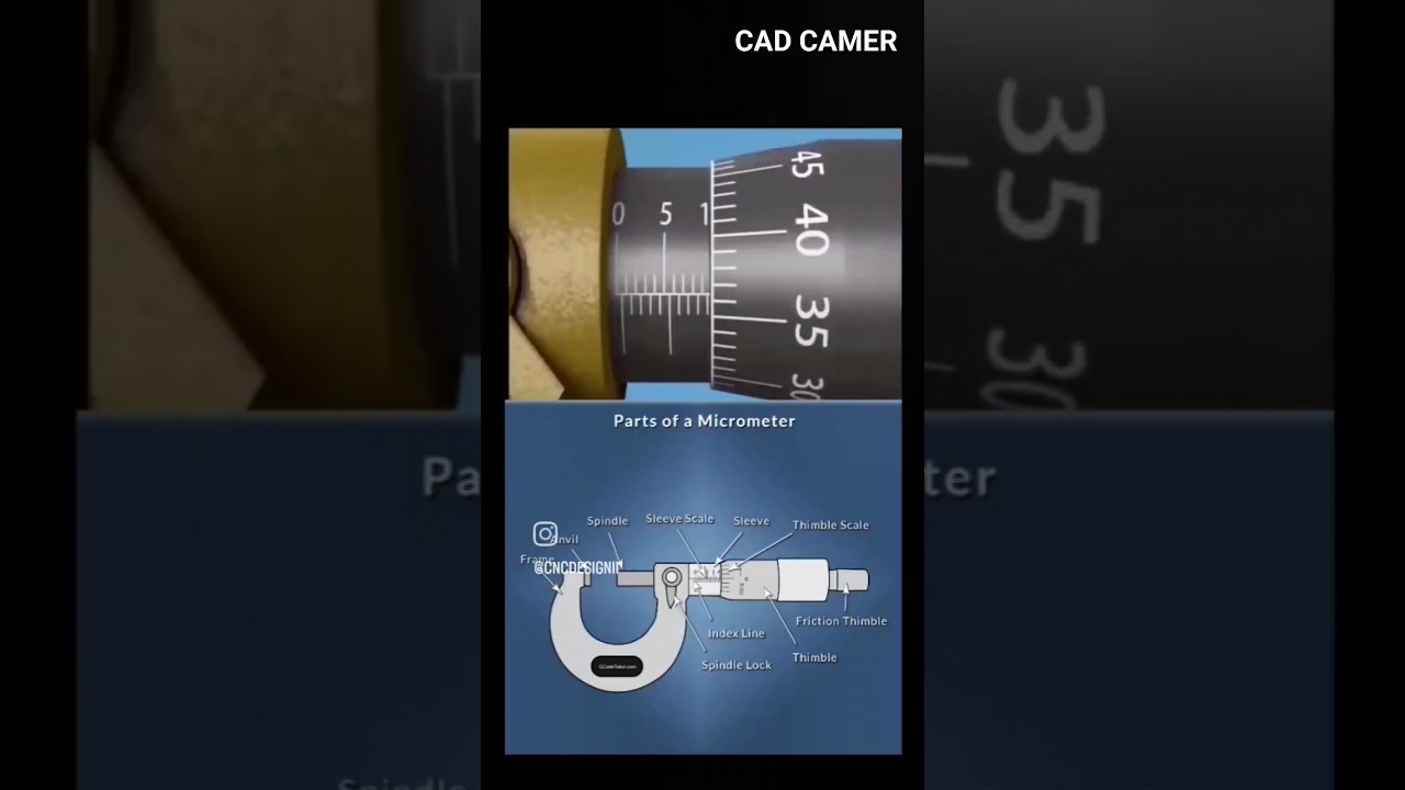 Quality Check w Vernier Caliper & Micrometer #shorts #quality #mechanical #engineering #measurement