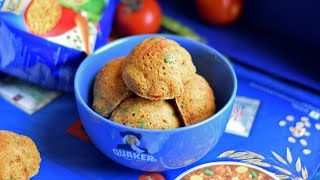 Tangy Oats Breakfast Muffins | Healthy Breakfast Muffins | Eggless Breakfast Muffins Recipe