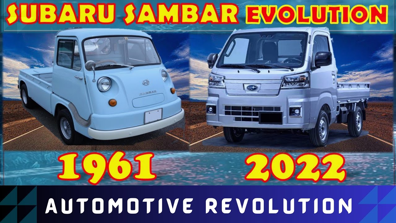 Subaru sambar evolution (19612023) sambar minivan sambar picup