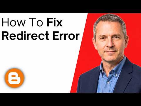 How To Fix Redirect Error In Google Search Console For Blogger