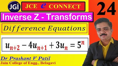 Z Transforms || Difference equation || 𝒖_(𝒏+𝟐)−𝟒𝒖_(𝒏+𝟏)+𝟑𝒖_𝒏=𝟓^𝒏 || 18mat31 || Dr Prashant Patil