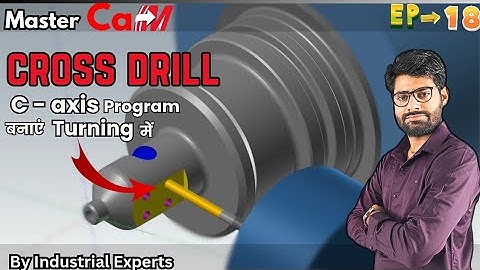 Mastercam C & Y Axis Programming | C-Axis Contour, Cross Drill & Toolpath | Magician of CNC EP-18