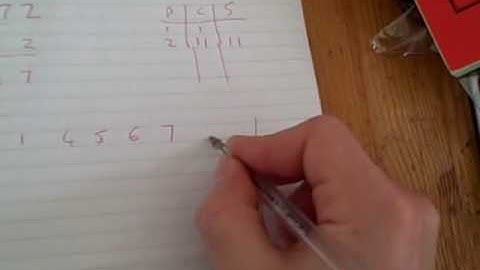 Shell sort with 7 items.AVI