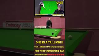 ONE IN A TRILLION!!! Such a Difficult 147  Attempt + Moments Goes Wrong Halo World Championship 2026