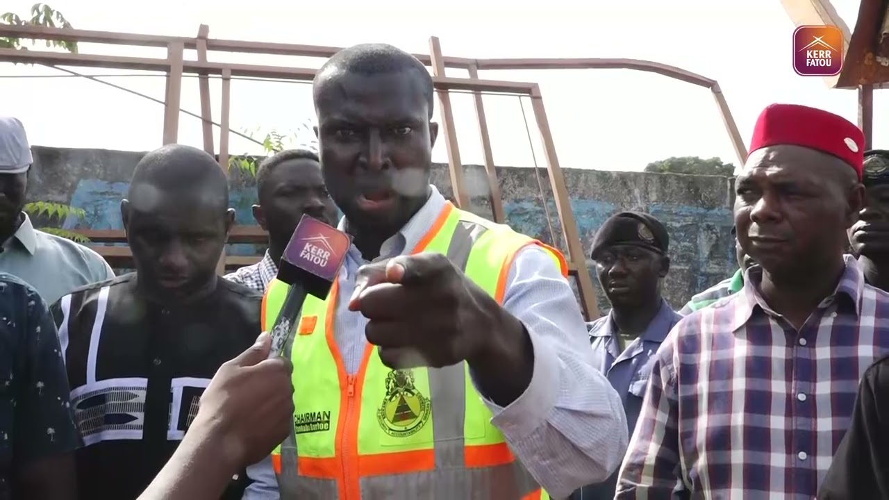 Operation Clear the roads Clash With Market Vendors In Brikama