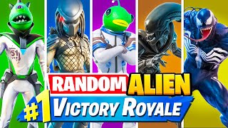 The *RANDOM* ALIEN BOSS Challenge in Fortnite!