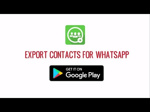 Contactpersonen exporteren voor WhatsApp