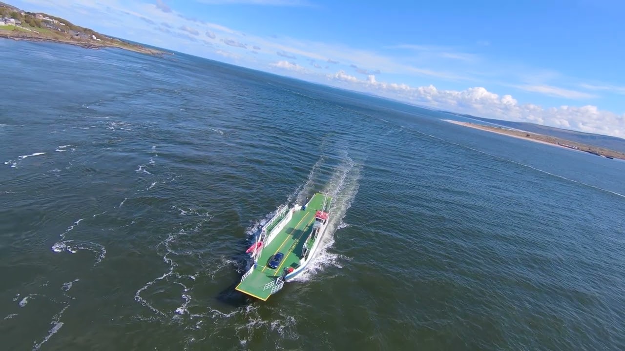 Greencastle Ferry Donegal Ireland Drone Footage