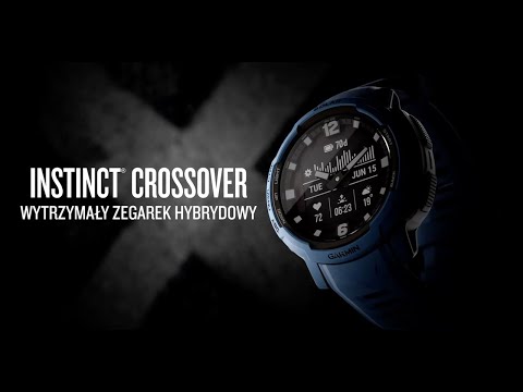 Garmin | Instinct Crossover | Wytrzymały zegarek hybrydowy