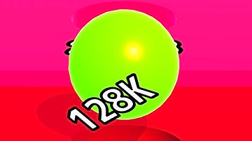 Ball Run Infinity Number Up To (128M, 256M, 512M, 1024M) ! All Levels Gameplay Part 229 android, ios