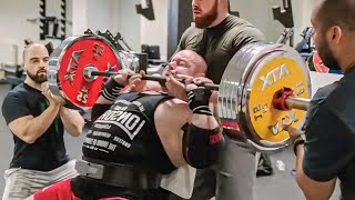 He Did The World's Heaviest Seated Press!