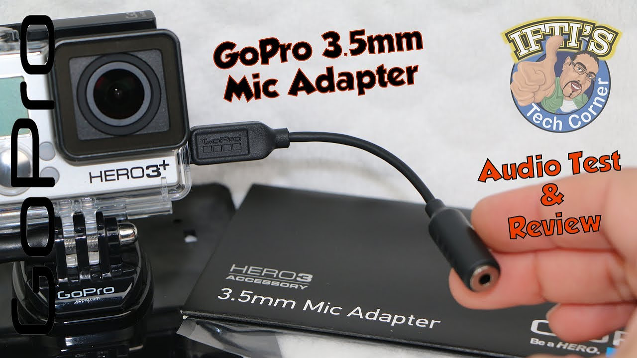Update New GoPro 3.5mm Mic Adapter - Audio Test \u0026 Review