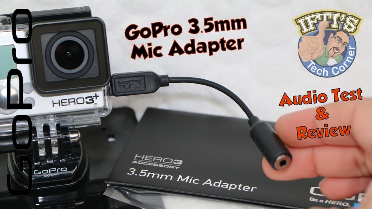 Parcialmente correr Aparecer GoPro 3.5mm Mic Adapter - Audio Test & Review - YouTube