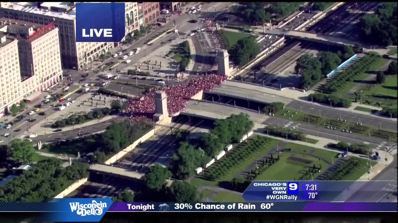 Blackhawks Stanley Cup Parade and Rally 2013 Part A