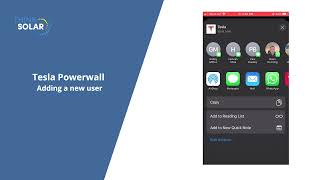 Tesla Powerwall App |  How to add a user