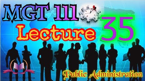 MGT111 Lecture 35 Short Lecture VU Lectures