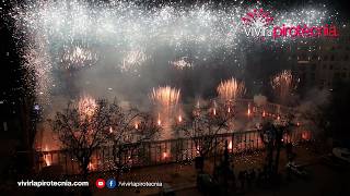 Career Overview Fallas Valencia 2026, Nit de l'Alba 2026, Castillo Fuegos Artificiales, 15 Marzo, Pirotecnia Vulcano