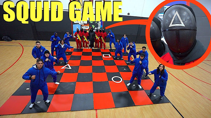 When you see the Squid Game Guards playing Checkers RUN away FAST! (They will make you play)