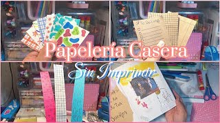 ✨Papelería Casera Sin Imprimir✨3 Ideas Fáciles